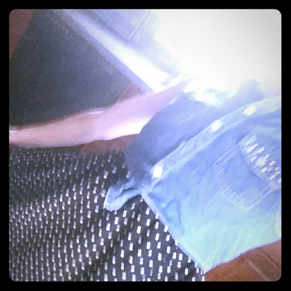 Sleeveless Jean jacket polka dot dress